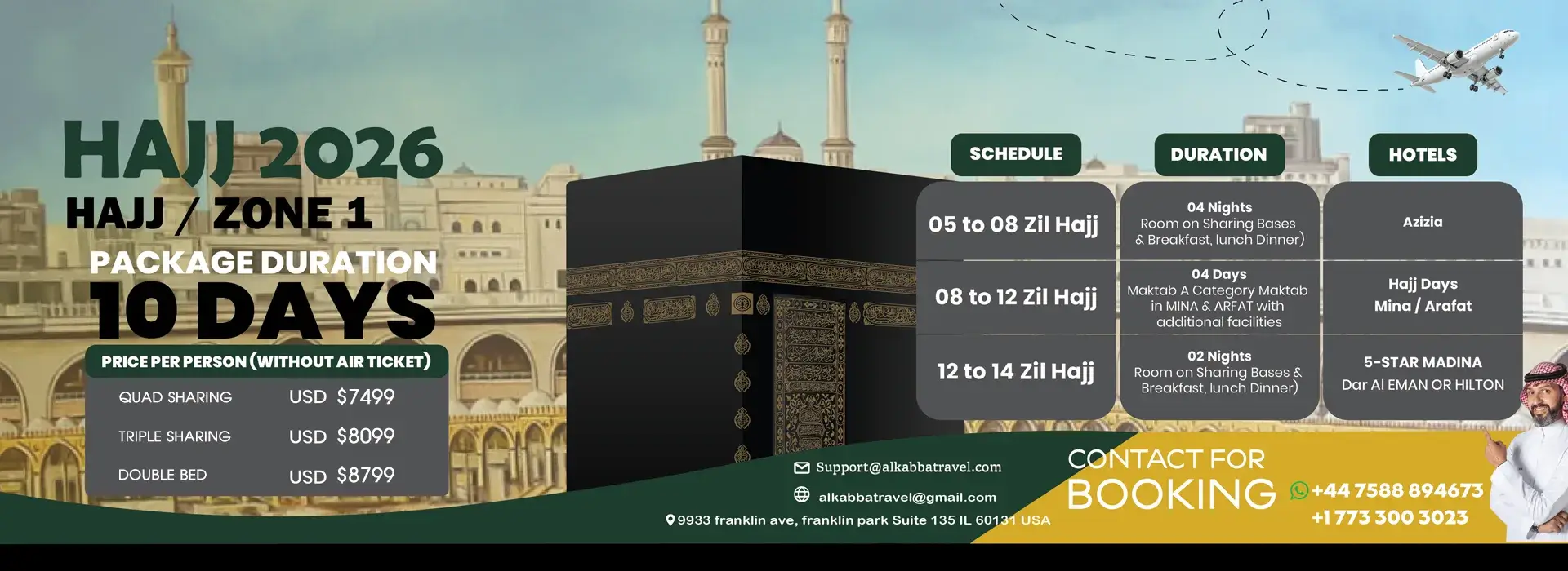 10 Days Hajj Package
